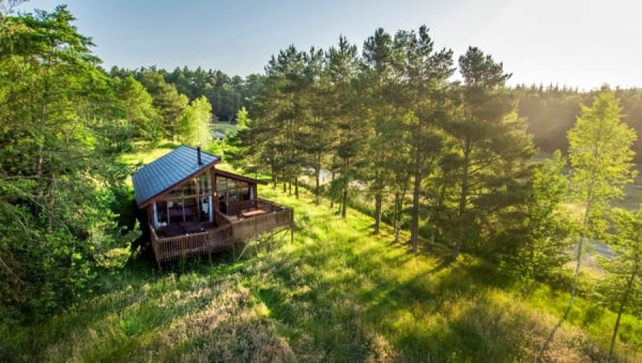 holiday lodges at Cropton Lodge Park in Yorkshire