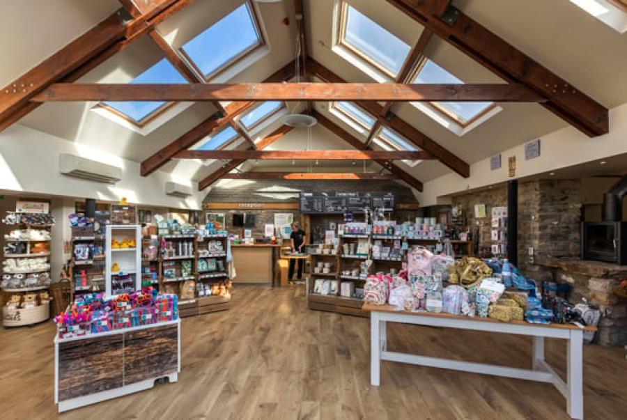 the shop at Cropton Lodge Park