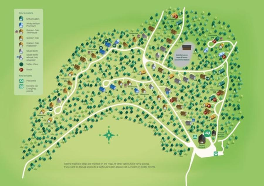 Glentress Forest park map