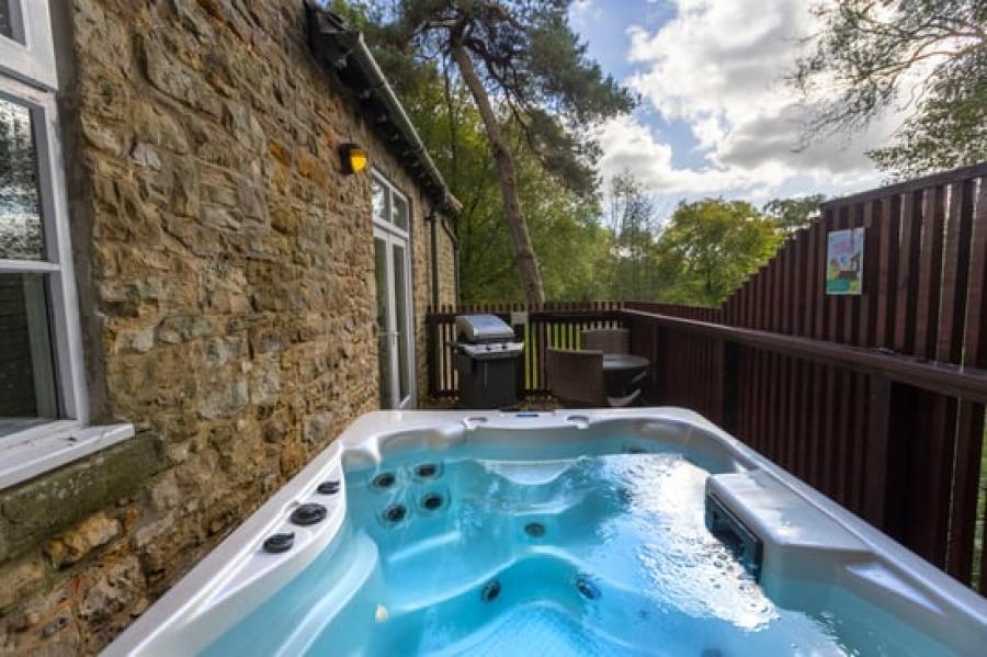 holiday home with hot tub in North yorkshire