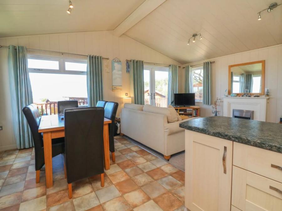 inside a lodge at Mullacott Park near Woolacombe