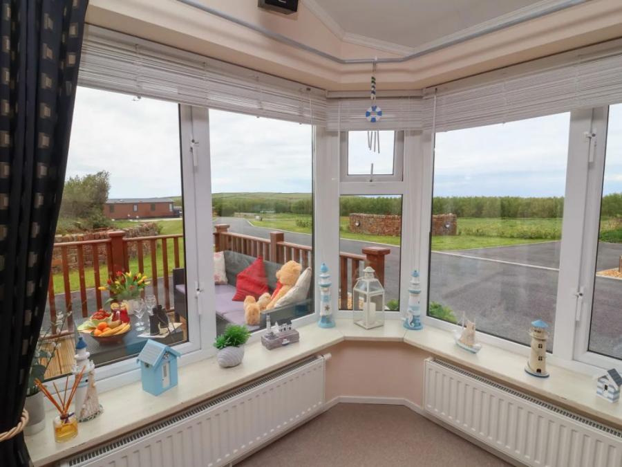 inside a holiday lodge at Mullacott Park near Woolacombe