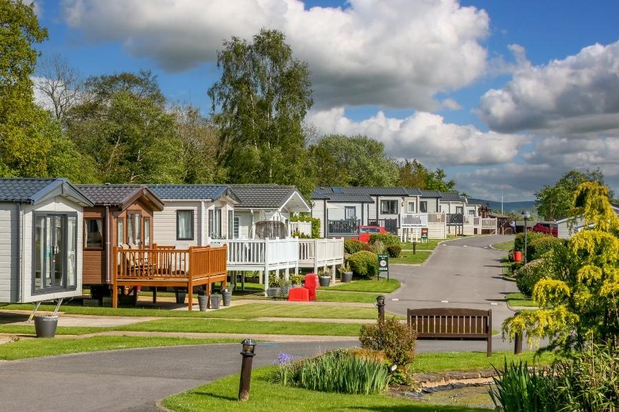 luxury caravan holidays in the Lancashire countryside