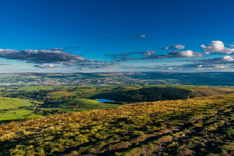 looking out over the location near Ribble Valley Holiday Park