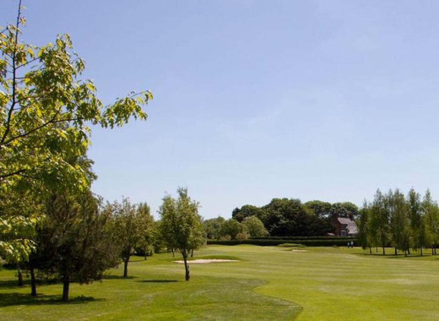 some of the fairways on the golf course at Appletree Holiday Park