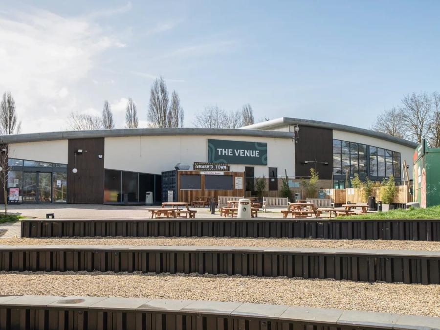 the entertainment venue at Billing Aquadrome