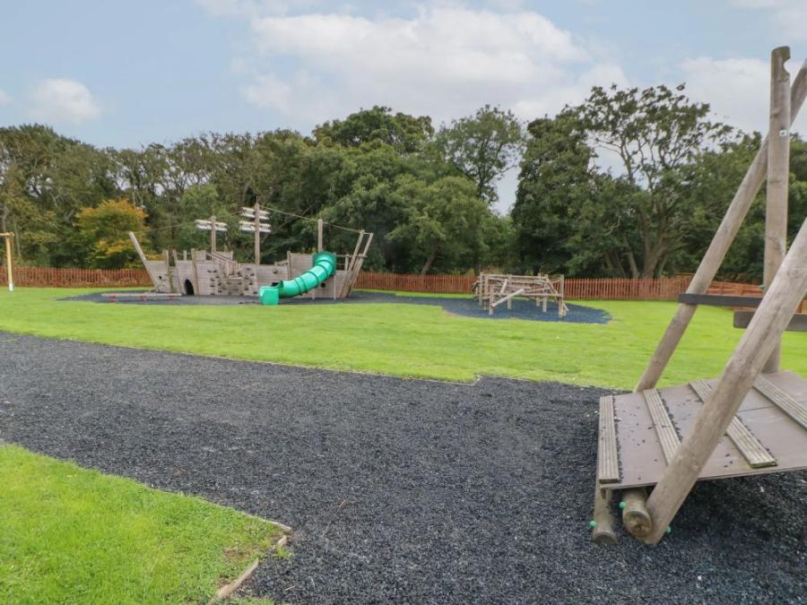 the adventure playground at Bockenfield Country Holiday Park