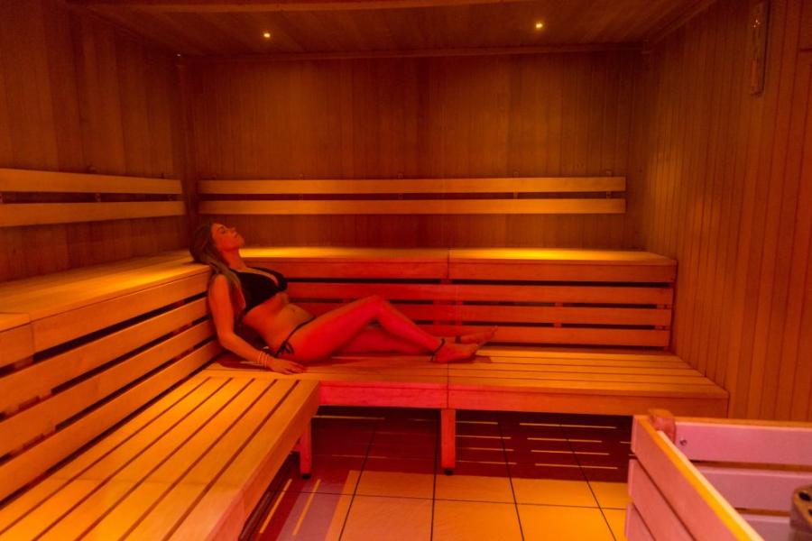 the sauna at Brynteg Holiday Park