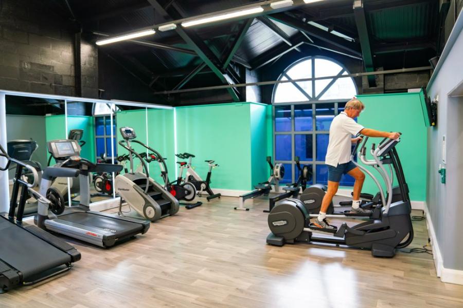 the gym at Brynteg Holiday Park