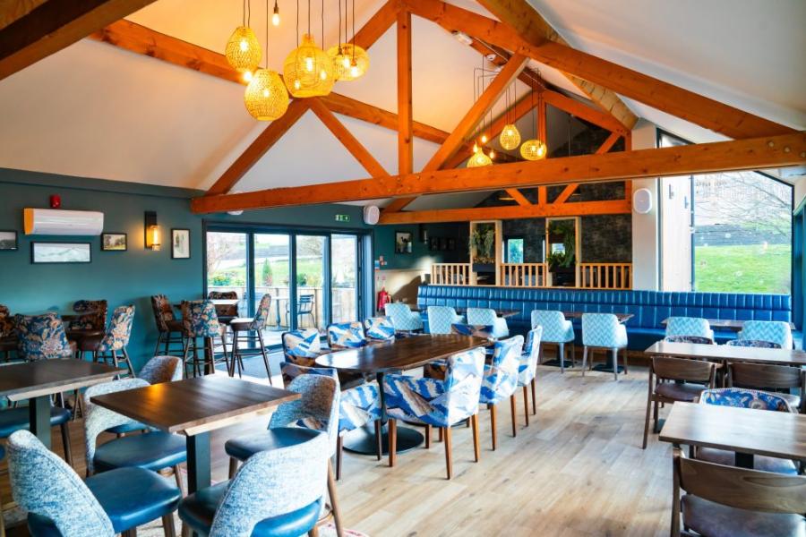 the restaurant and bar at Brynteg Holiday Park