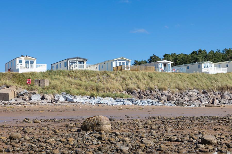 holidays in caravans with sea views in Moray