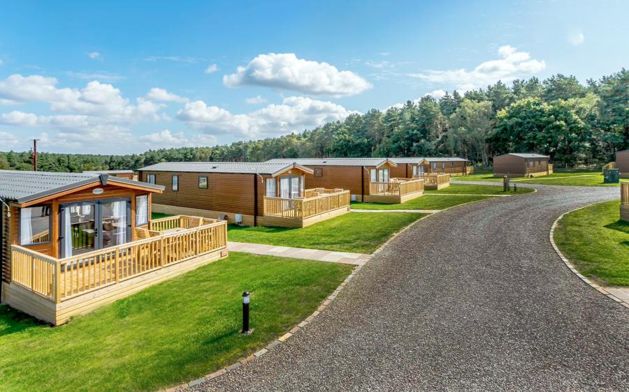 lodges near Sherwood Forest in Nottinghamshire