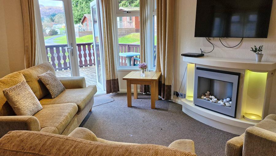 luxury caravan holidays in Perthshire at Faskally Woods Holiday Park