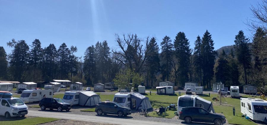 camping and touing holidays and the park at Faskally Woods Holiday Park