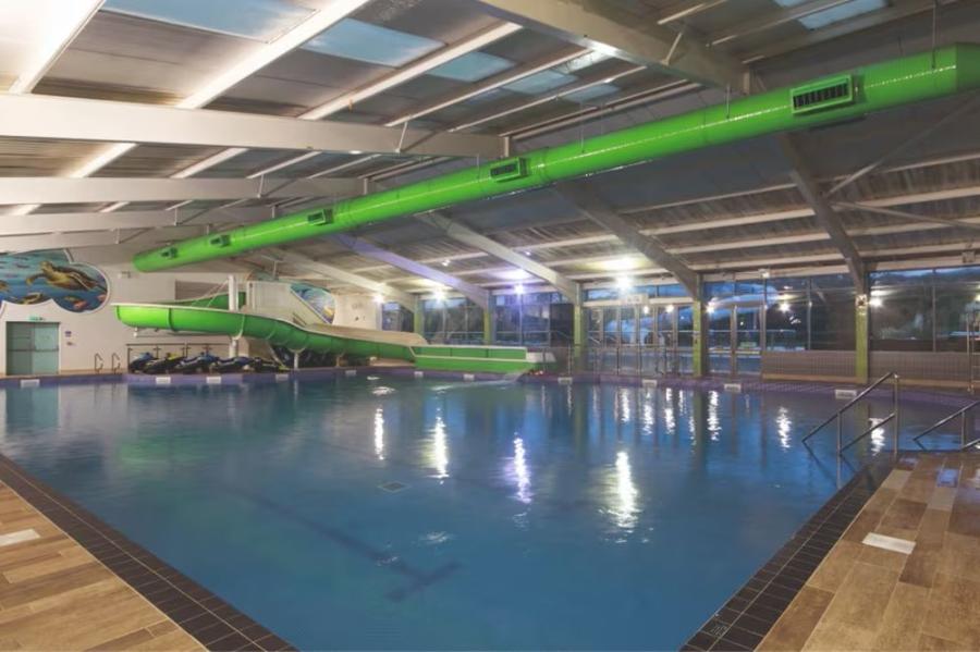 the indoor swimming pool at Golden Sands Holiday Park Lincolnshire