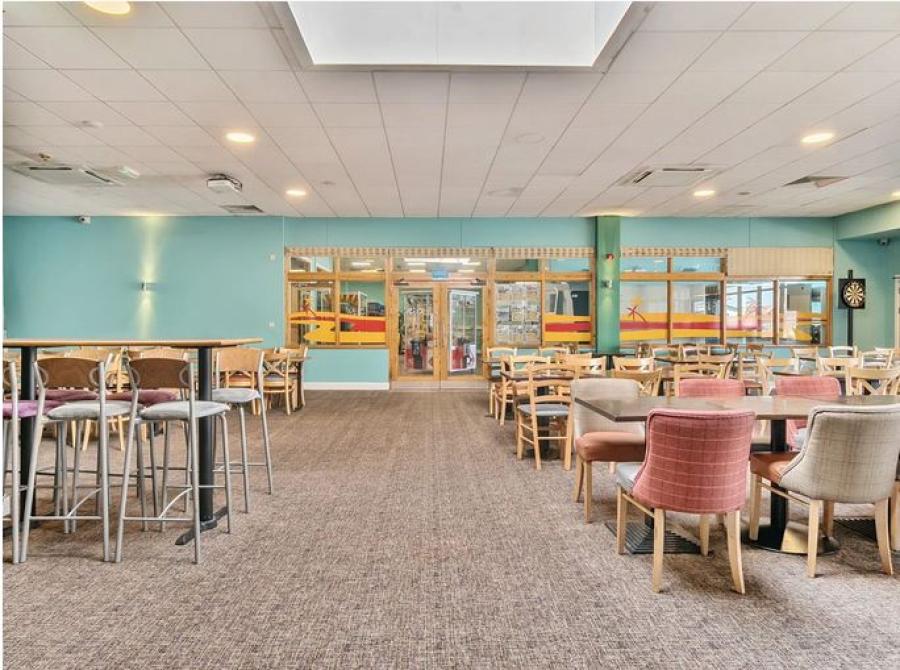 the restaurant at Hayling Island Holiday Park
