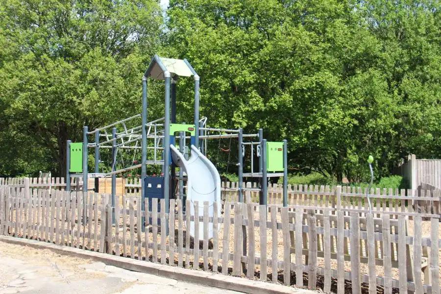 the childrens adventure playground at Newhaven Holiday Park