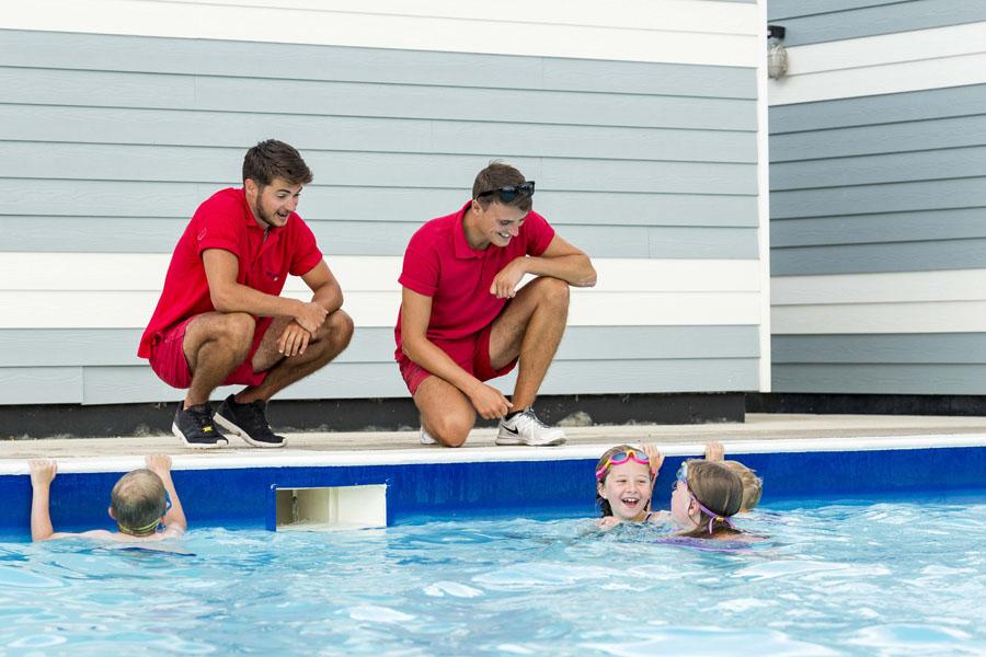 the swimming pool at Solent Breezes Holiday Park