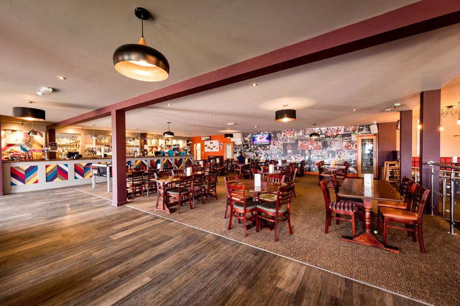 the restaurant at Steeple Bay Holiday Park