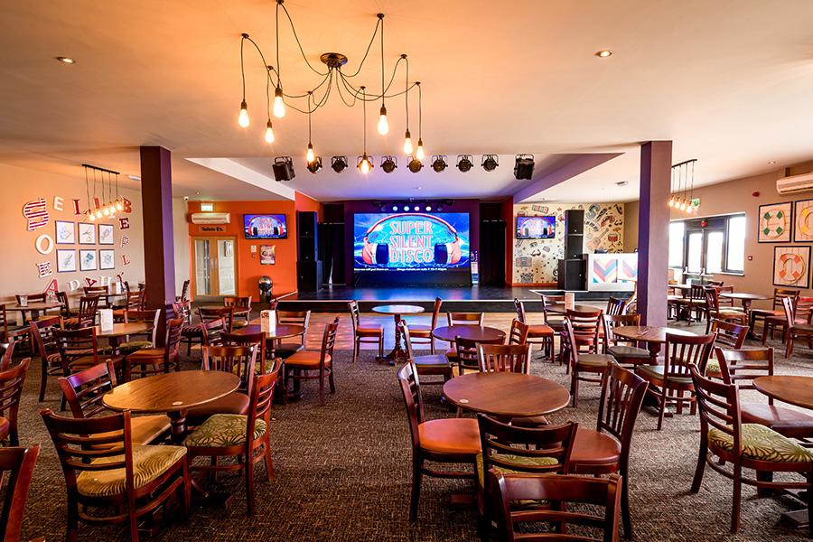 the entertainment venue at Steeple Bay Holiday Park