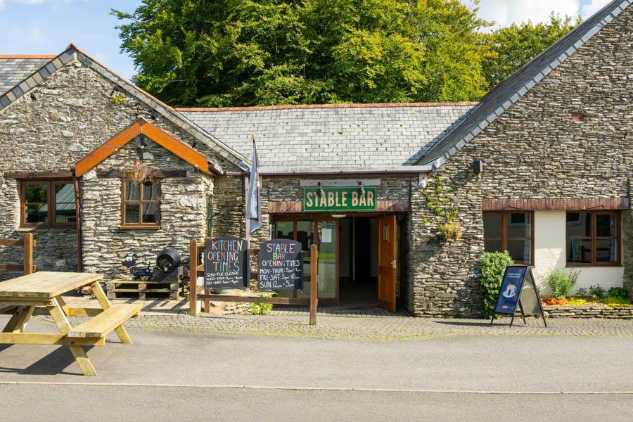 Stowford Meadows Holiday Park bar and restaurant
