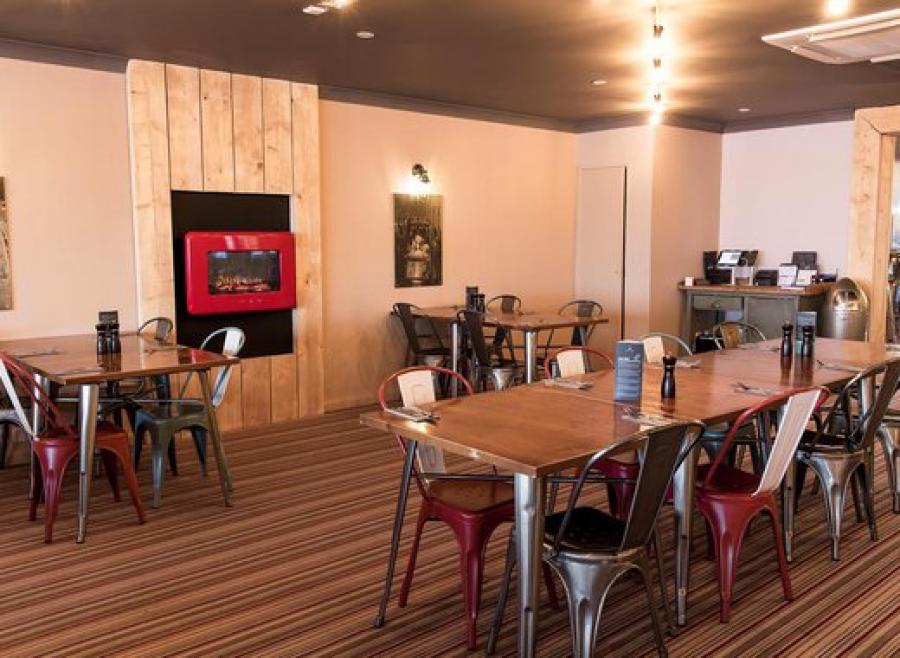 inside the restaurant on holiday at Tattershall Lakes Country Park