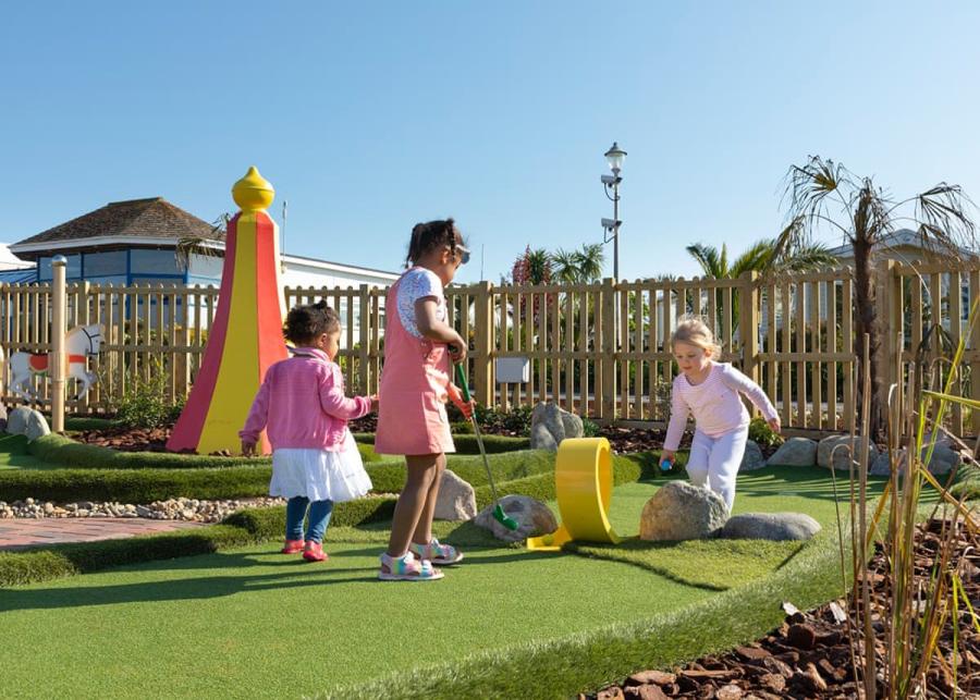crazy golf course at Beverley Park