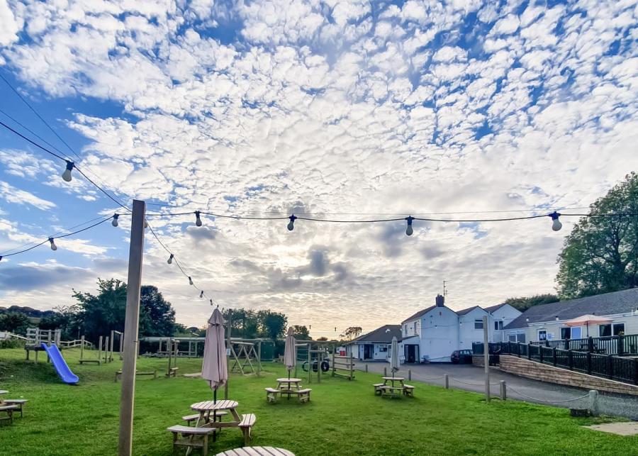 play area and picnic area at calloose holiday park 