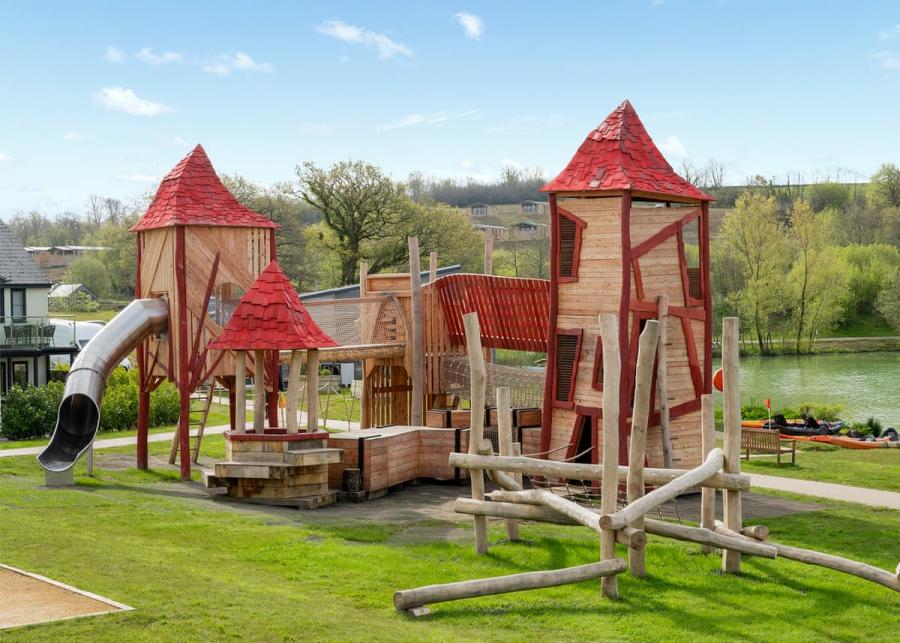 the kids adventure plyagrund at Clawford Lakes Resort and Spa