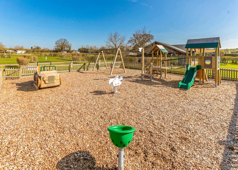 the kids adventure playground at Crealy Resort