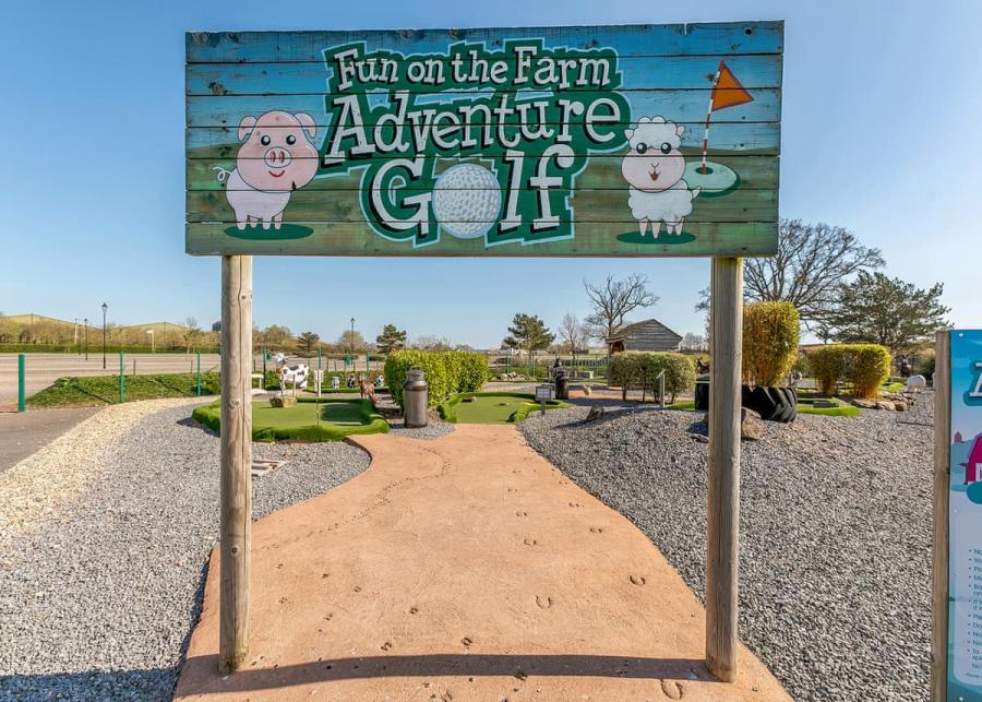 adventure golf at Crealy Resort