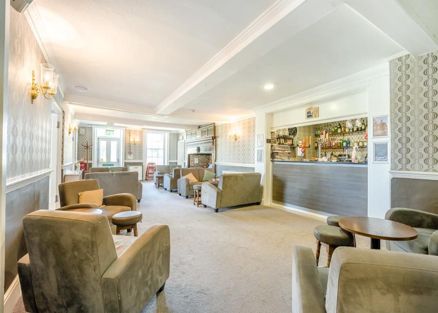 bar area at crowhurst holiday park in battle in sussex