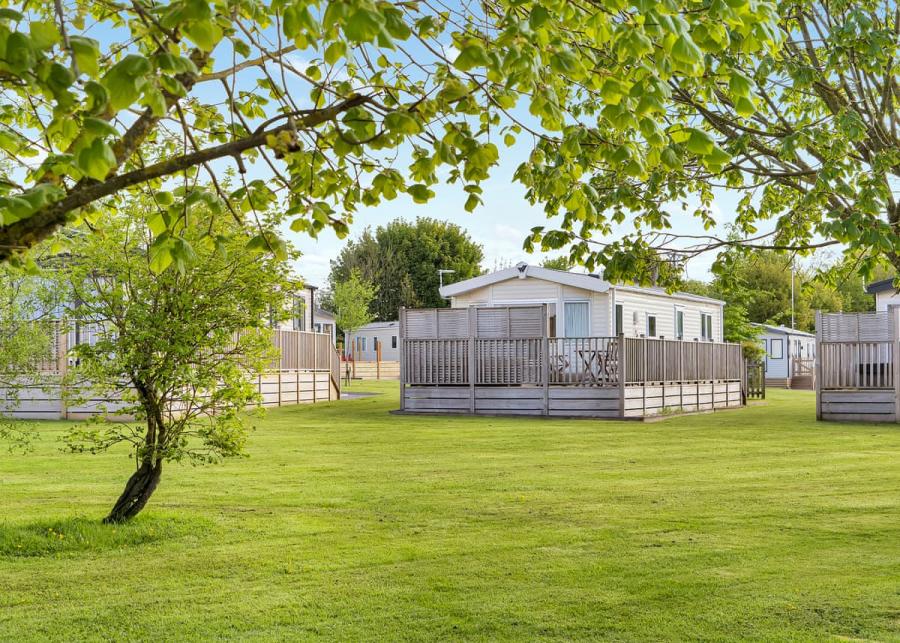 luxury caravans at Dartmoor View Holiday Park