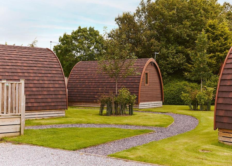 glamping pods in Devon at Dartmoor View Holiday Park in Okehampton