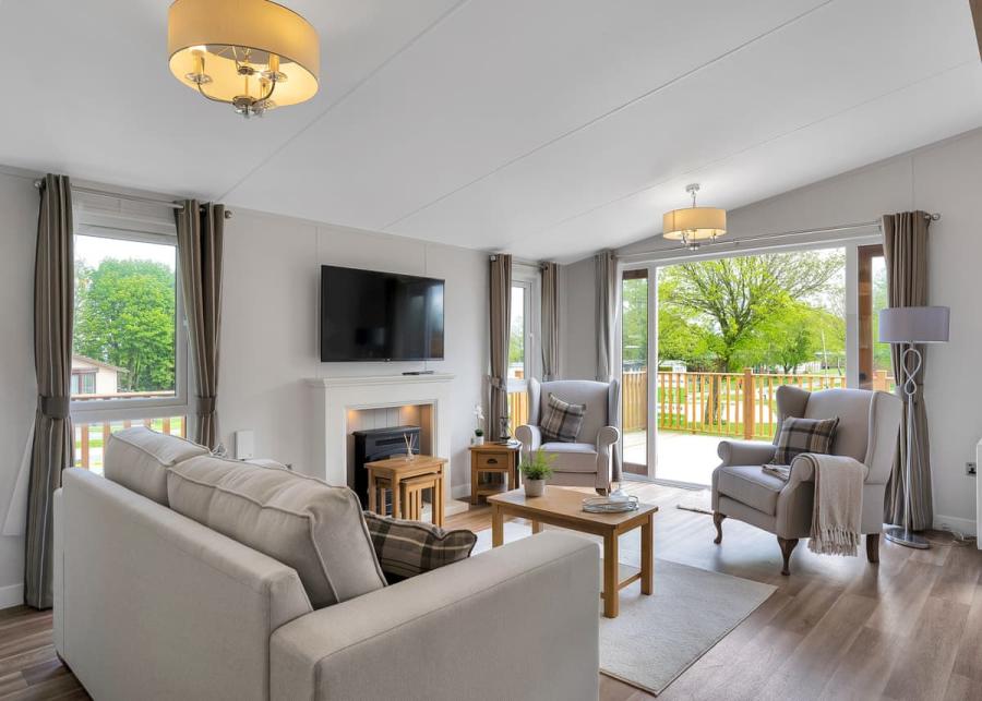 luxury lodge holidays in Okehampton Devon at Dartmoor View Holiday Park