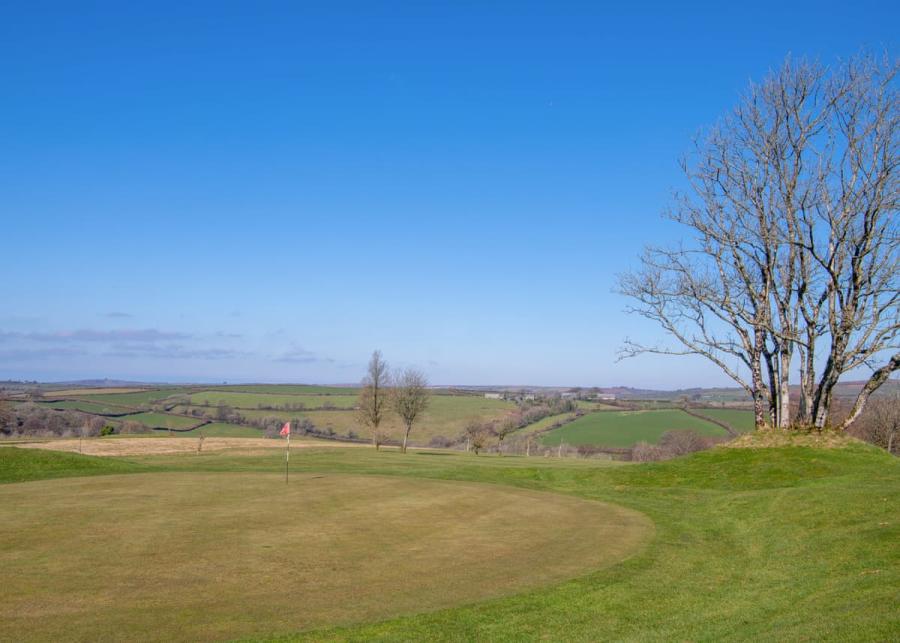 golf course at doublebois in liskeard