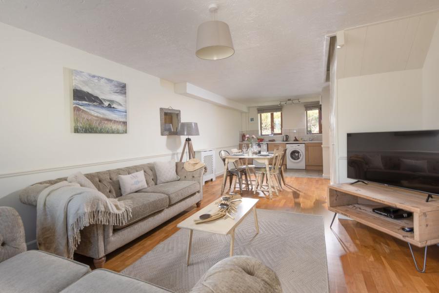living area, holiday cottage, bude, cornwall