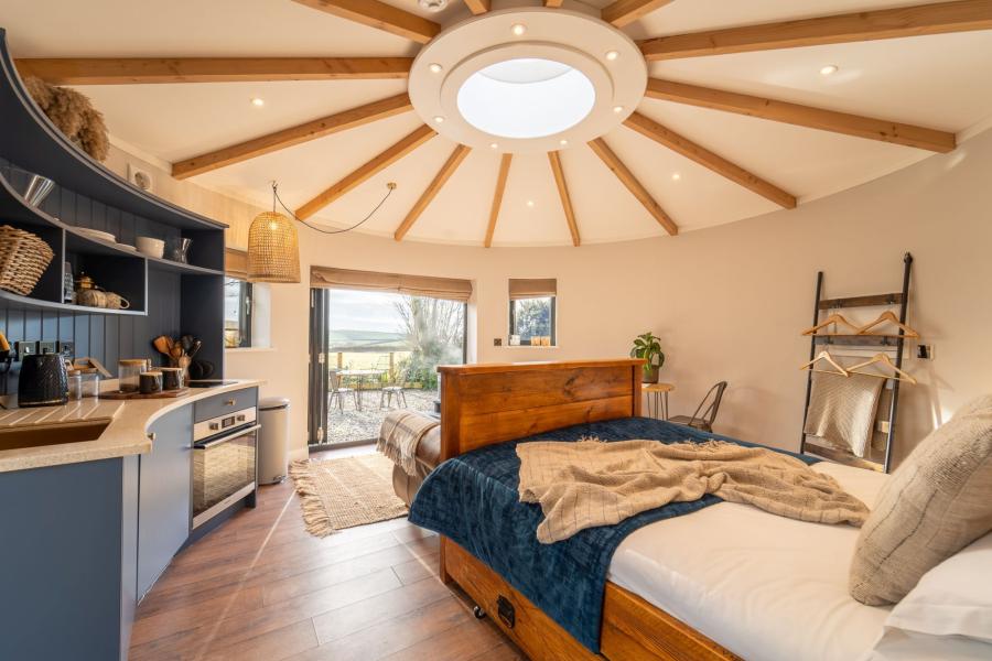 glamping, east thorne, bude, cornwall