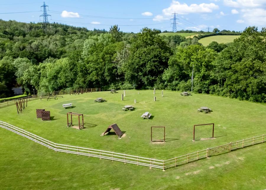 dog exercise area at Finlake Resort & Spa