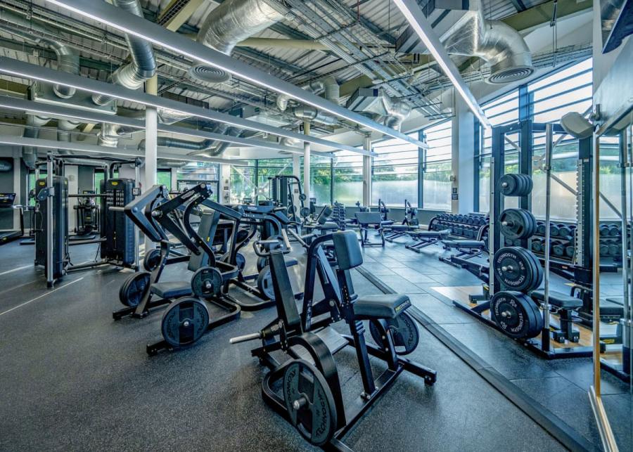the gym at Finlake Resort & Spa