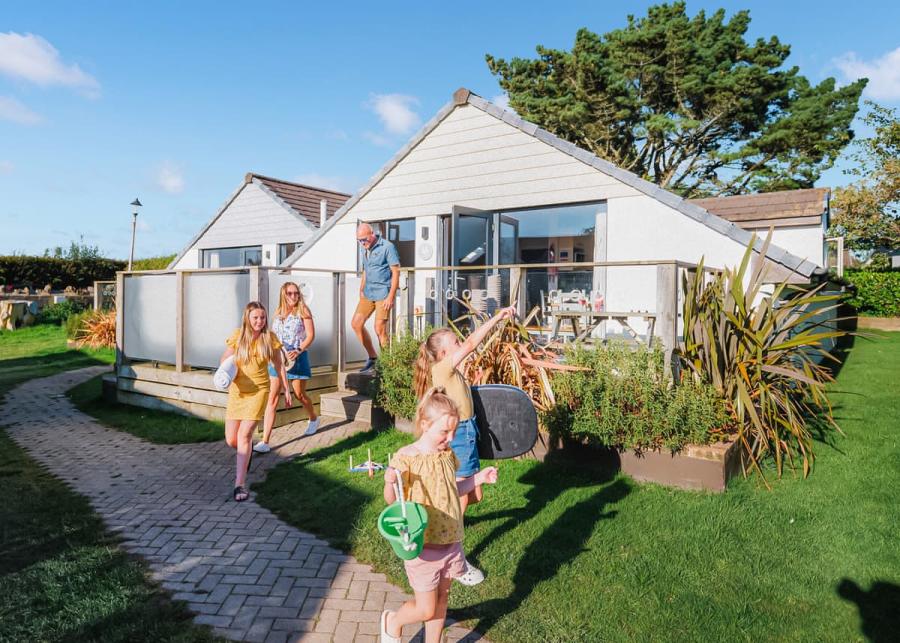 Golden Coast Holiday Park lodges in Woolacombe