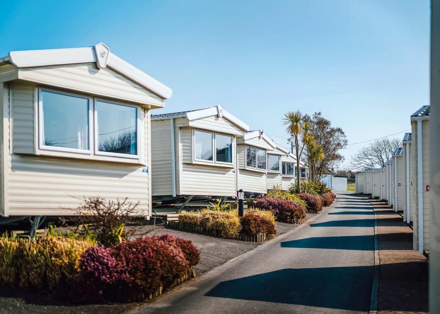 static caravans at Golden Coast Holiday Park