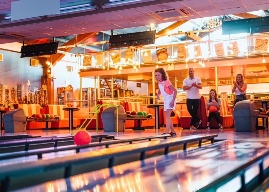 ten pin bowling at Golden Coast Holiday Park