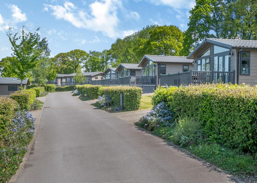 luxury lodge park in Devon at Hawkchurch Resort and Spa