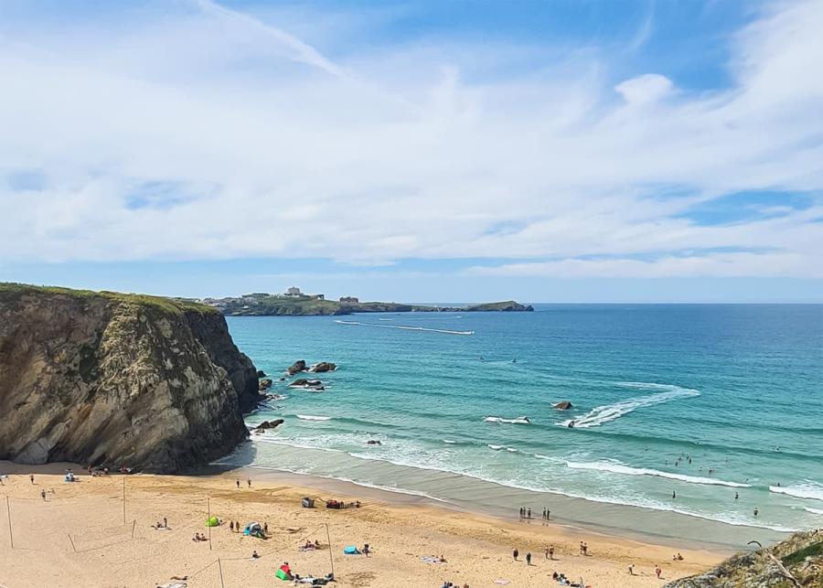 beach near hendra holiday park 