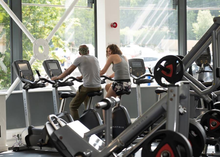 the gym at the sister site