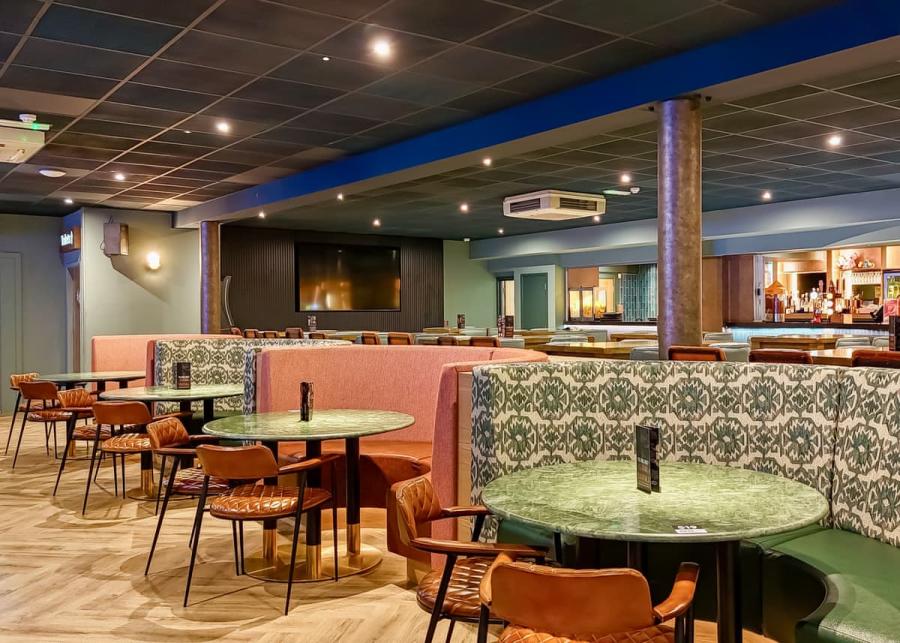 inside the entertainment venue at Ladram Bay Holiday Park