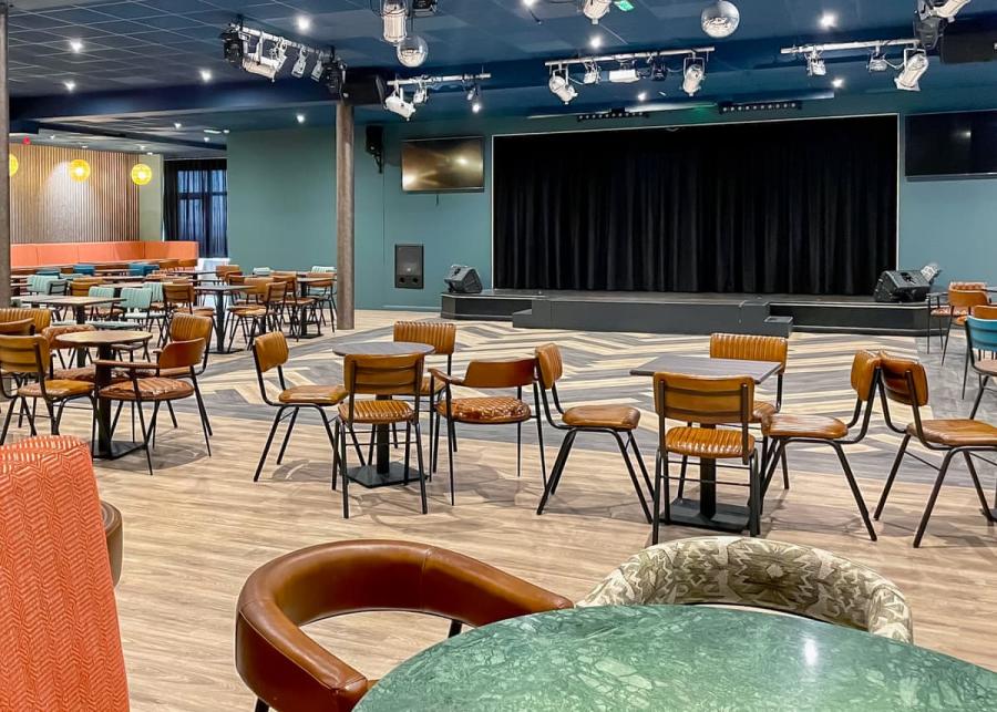 the show stage in the venue