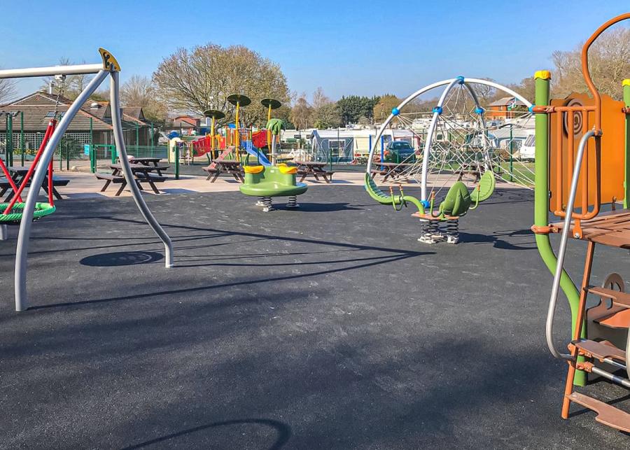 kids adventure playground at Lady’s Mile Holiday Park