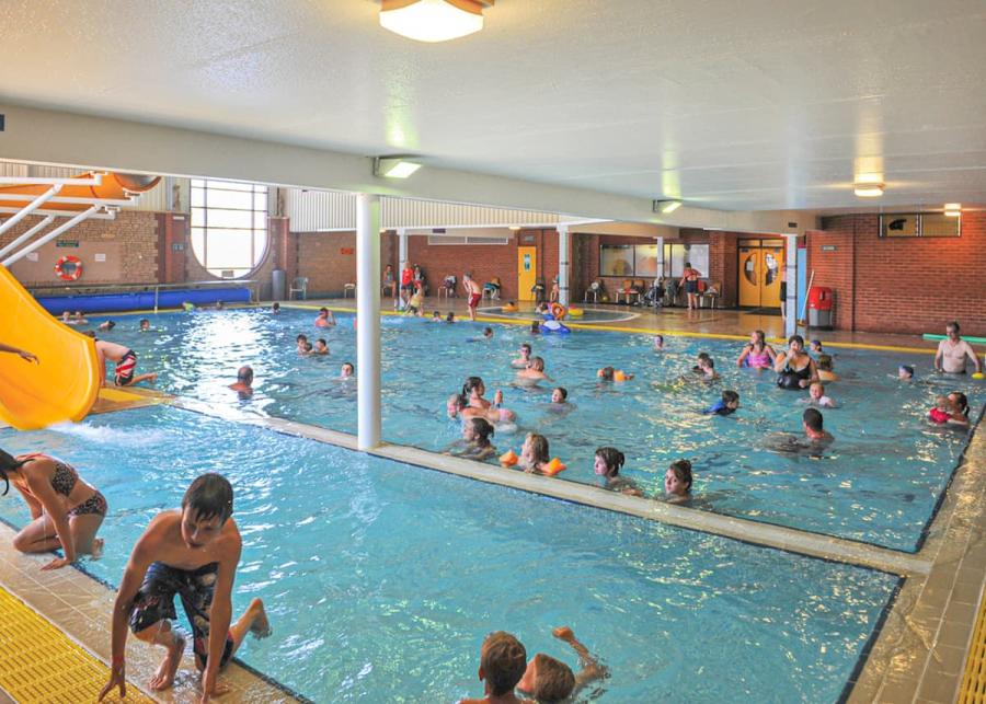 Lady’s Mile Holiday Park indoor swimming pool